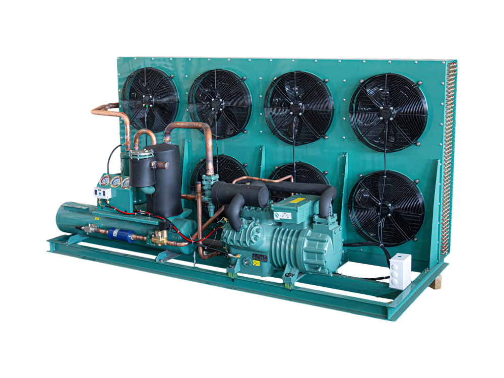 Unit pemeluwapan pembungkusan terbuka pemampat dua peringkat 30HP