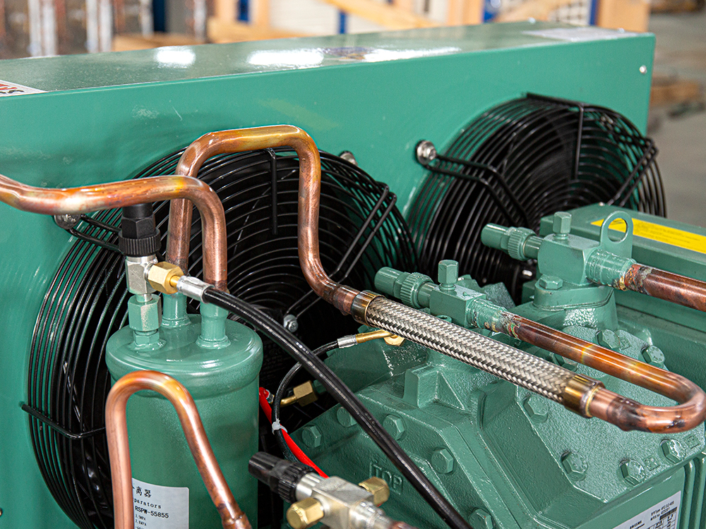 Unit pemeluwapan pembungkusan terbuka 6HP Unit pemeluwapan pembungkusan terbuka 6HP