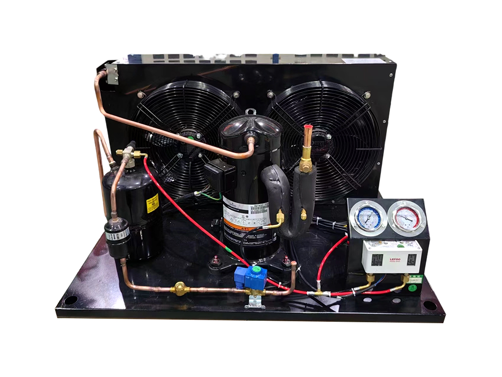 Unit pemeluwapan pembungkusan terbuka 5HP Unit pemeluwapan pembungkusan terbuka 5HP